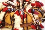 decorated ice cream cake