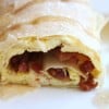 Frieda's Crepes with eggs and bacon