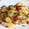Breakfast Potatoes with bacon, cheese and scallions