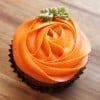 Halloween-Cupcake, orange rose, pumpkin, Chocolate-Pumpkin-Cupcakes