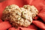 Pumpkin Oatmeal Cookies with Pepitas (shelled roasted and salted pumpkin seeds)