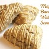 Maple Banana Walnut Scones