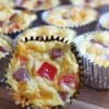Ham, Egg and Cheese Breakfast Cupcakes