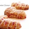 Peppermint Scones with Andes Peppermint Crunch Baking Chips