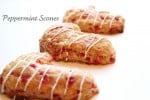 Peppermint Scones with Andes Peppermint Crunch Baking Chips