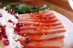 Pomegranate orange Sauce for Farmer John Ham