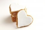Oatmeal cut out cookies, chewy and iced