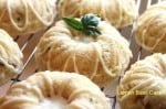 Lemon Basil Mini Cake Recipe with Lemon Icing