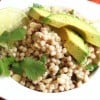 bobs red mill pearl coucous whole wheat with cilantro, lime, jalapeno and avocado recipe