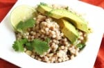 bobs red mill pearl coucous whole wheat with cilantro, lime, jalapeno and avocado recipe