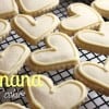 Banana Cut Out Cookies with Banana Icing