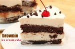 Brownie Ice Cream Cake @createdbydiane