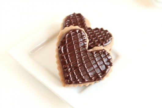 Chocolate Icing topped Mocha Chip Cookies @createdbydiane