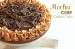 Mocha Chip Cookie Cake @createdbydiane