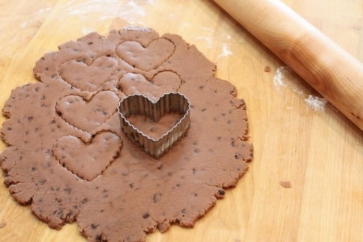 Mocha Chip Cut Out Cookie Recipe @createdbydiane