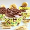 Banana Cream Cupcakes with Chocolate Frosting @createdbydiane