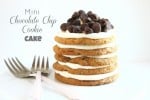 Mini Chocolate Chip Cookie Cake @createdbydiane