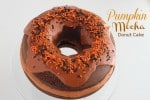 Pumpkin Mocha Donut Cake @createdbydiane