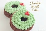 Chocolate Wreath Cakes from @createdbydiane