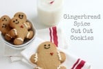 Gingerbread Spice Cut-Out Cookies @createdbydiane