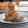 Cheddar Biscuits with Refried Bean Gravy @createdbydiane