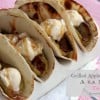 Grilled Apple Cinnamon A la Mode Tacos @createdbydiane
