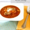 Italian Turkey mushroom Orzo Soup @createdbydiane