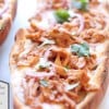 BBQ Chicken French Bread Pizza @createdbydiane