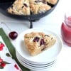 Fresh Cherry Scone Recipe @createdbydiane