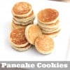 pancake cookies made in a skillet from @createdbydiane