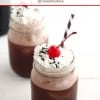 Old Fashioned Egg Cream Chocolate Soda @createdbydiane