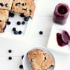 Homemade blueberry scone with yummy blueberry curd from @createdbydiane