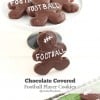 Chocolate Covered Football Player Cookies @createdbydiane