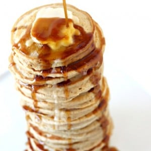 Delicious Maple Pancakes with Coffee Syrup @createdbydiane.jpg