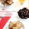 Baked or Fried wonton appetizers filled with California Raisins, goat cheese and walnuts @createdbydiane
