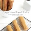 Gingerbread Bread Sticks with Gingerbread Icing @createdbydiane