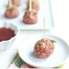 Chicken Meatballs in Plum Sauce @createbydiane