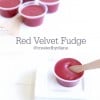 Delicious Red Velvet Fudge @createdbydianeedited