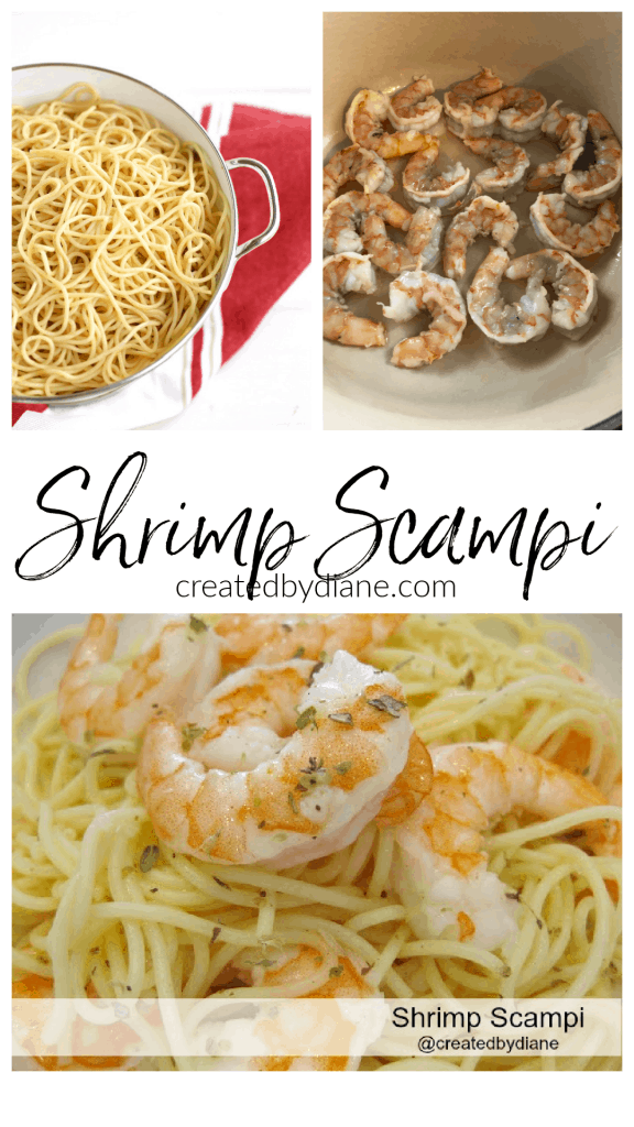 SHRIMP SCAMPI RECIPE from Createdbydiane.com