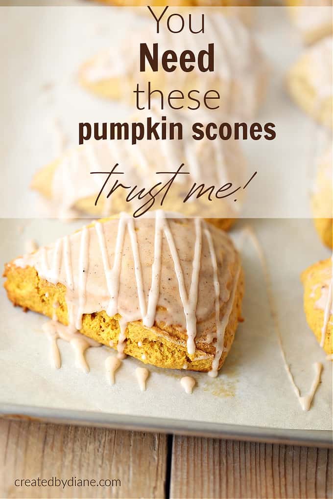 pumpkin scone recipe createdbydiane.com