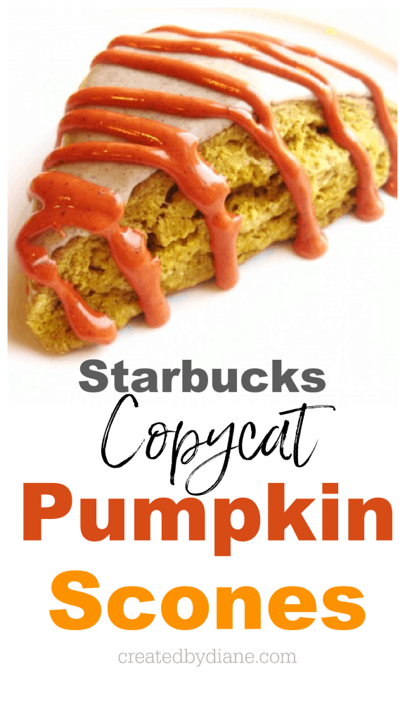 starbucks copycat pumpkin scones createdbydiane.com