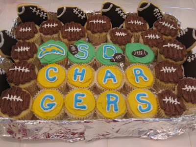 Football Cupcakes and Cookies