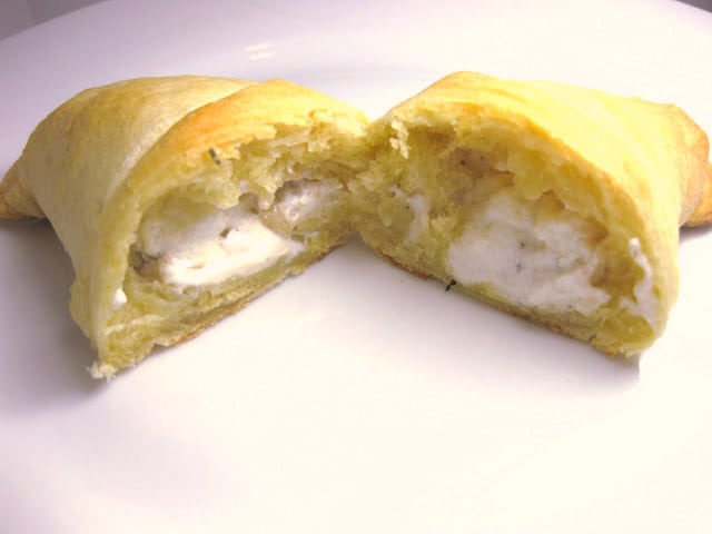 Goat Cheese filled Crescent rolls