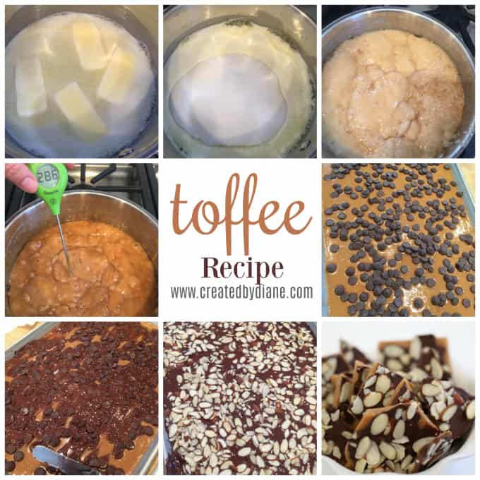 how to make toffee www.createdbydiane.com