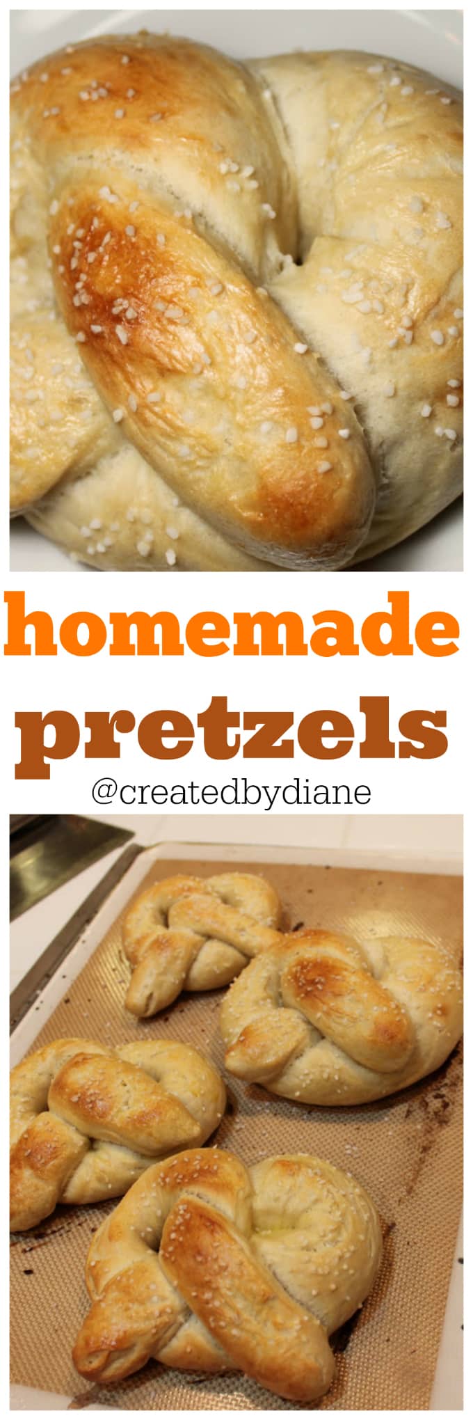 homemade pretzels from @createdbydiane