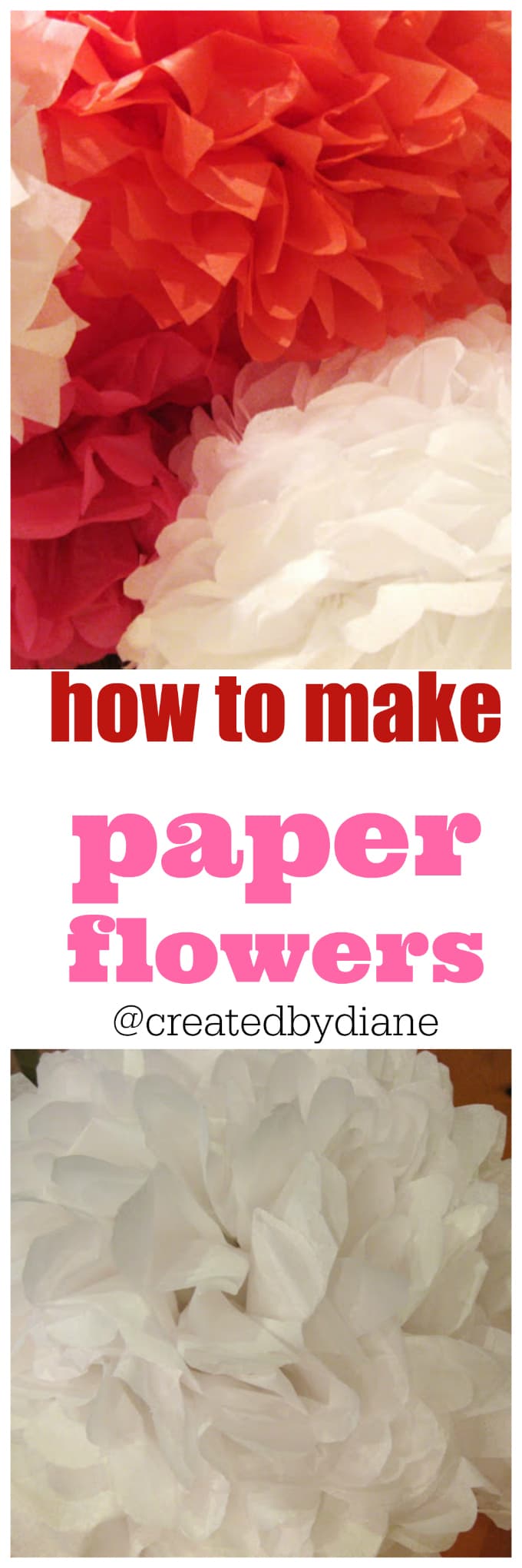 how to make paper flowers from @createdbydiane