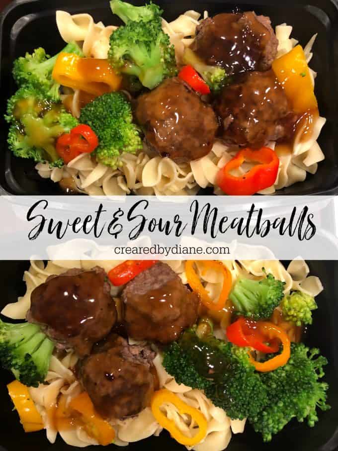 sweet and sour meatballs createdbydiane.com