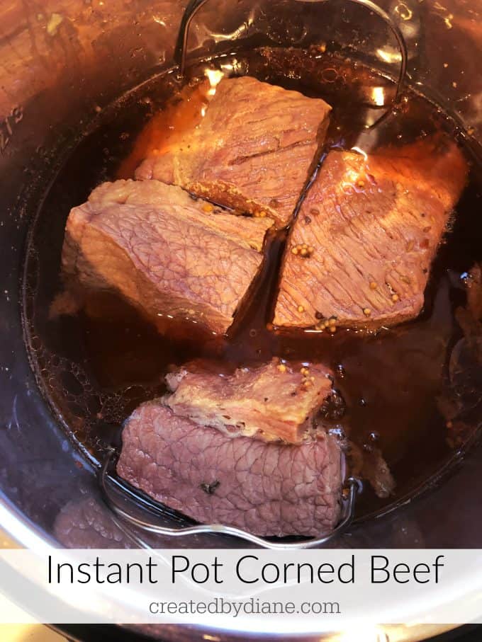 Instant Pot Corned Beef createdbydiane.com