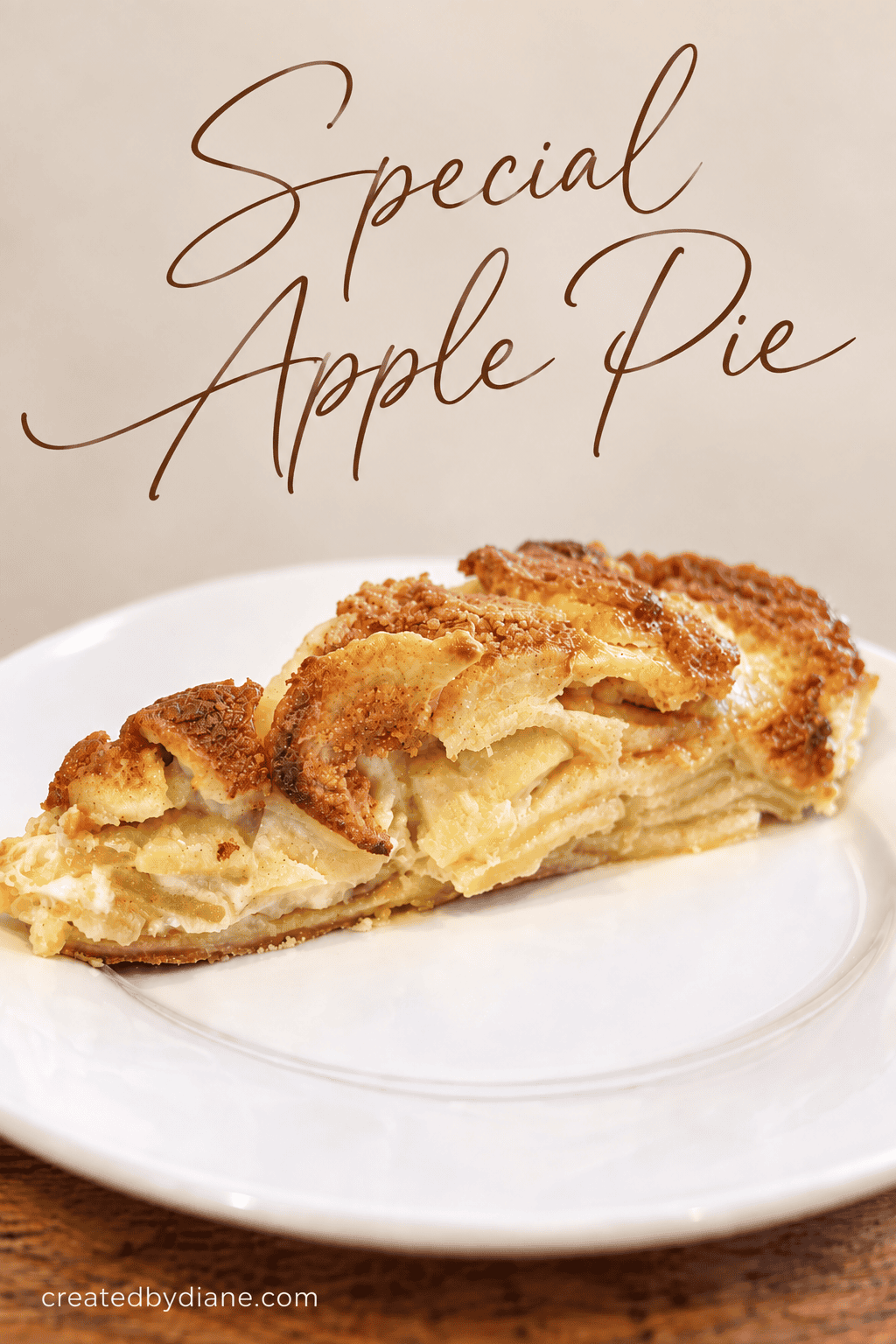 special sour cream easy apple pie recipe