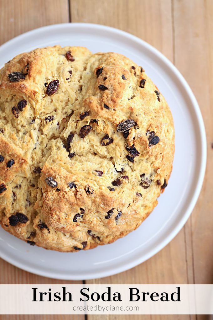 irish soda bread recipe createdbydiane.com